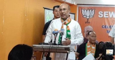 9 BJP MLA left govt in Manipur before Rajya sabha elections
