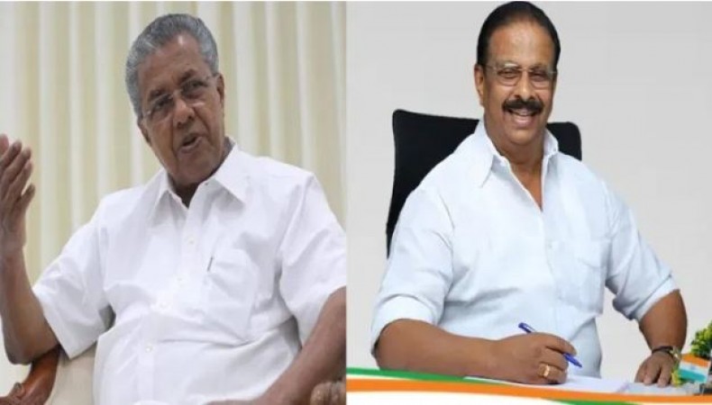 CM Vijayan's allegation said, 'Kerala Congress Chief Sudhakaran had hatched a conspiracy to kidnap my children'