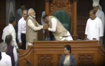 PM Modi leads Lok Sabha speaker Om Birla to chair
