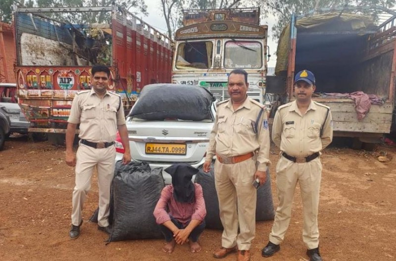 Thana Gandhisagar police get success, arrest one accused for smuggling illicit drugs