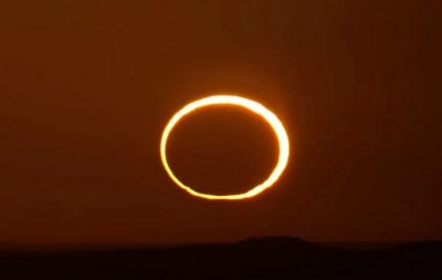 Pictures of largest solar eclipse of year from different cities including Delhi-Mumbai