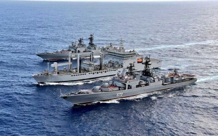 भारतीय वायुसेना और नौसेना ने US नेवी के साथ हिन्द महासागर में किया युद्धाभ्यास