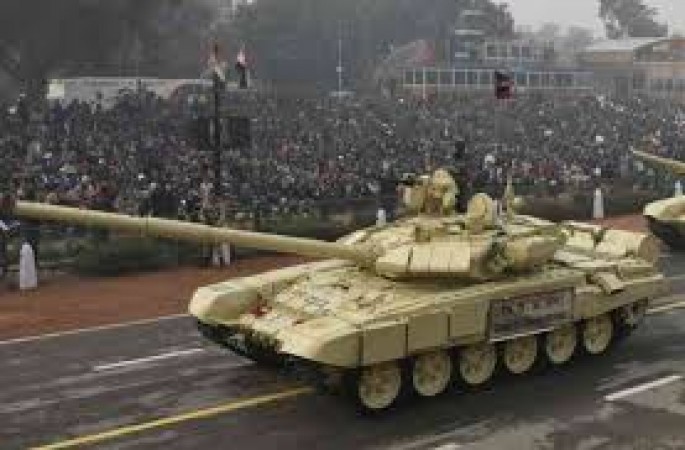 India sent a powerful tank to the border to counter China