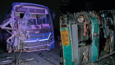 ओडिशा में दर्दनाक सड़क हादसा, दो बसों की टक्कर में 10 लोगों की मौत, कई घायल