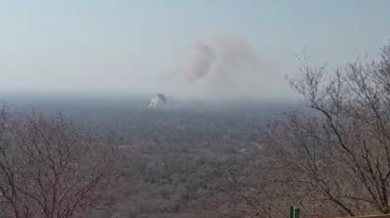 Bomb fell from aircraft near Ratangarh Mata Temple amid Russia-Ukraine war, people shocked