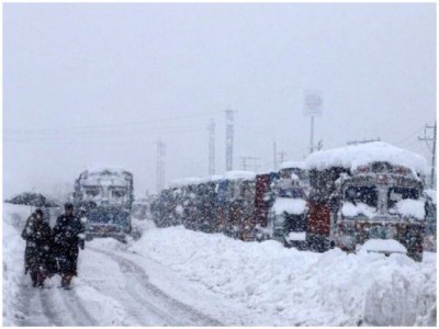 Weather changes in Jammu and Ladakh, snow from the mountainous region to the snow