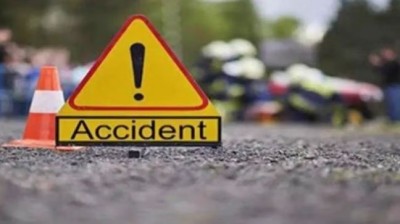horrific road accident in rohtak 3 including husband and wife died