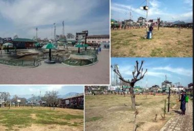 Troubled by Corona, all the parks in Srinagar closed