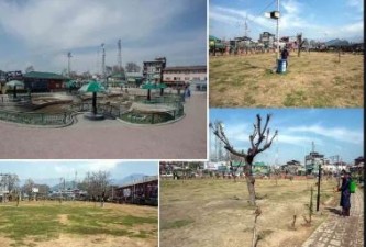 Troubled by Corona, all the parks in Srinagar closed