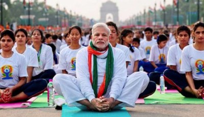 PM Modi shares yoga video amid lockdown
