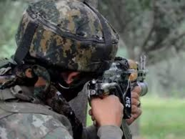 Encounter between terrorists and security forces in Dungarpora area of Pulwama district