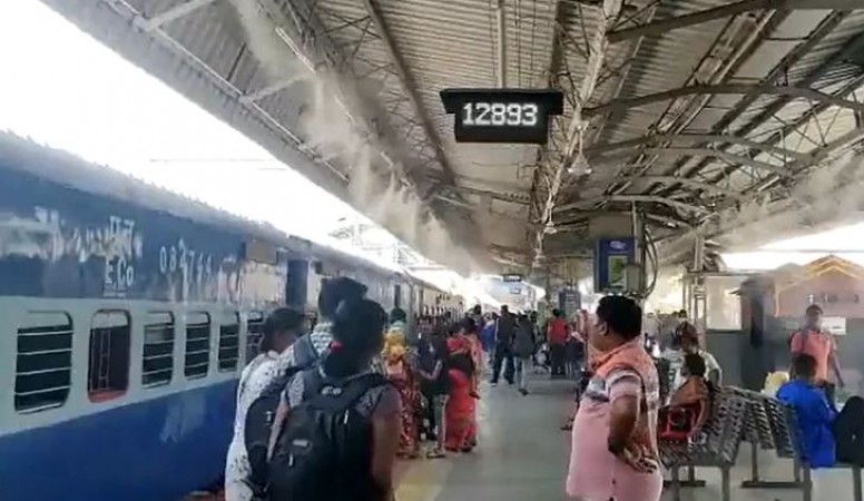 Passengers please note: 'Mist Cooling System' of Indian Railways will give you relief in the scorching heat