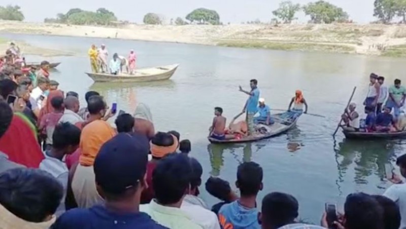 Painful death of 5 youths who went to bathe in Gandak river, mourning spread in the village