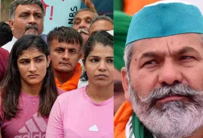 'Yogi-Modi's grave will be dug...', farmer leaders join wrestlers' protest, break barricades, raise controversial slogans