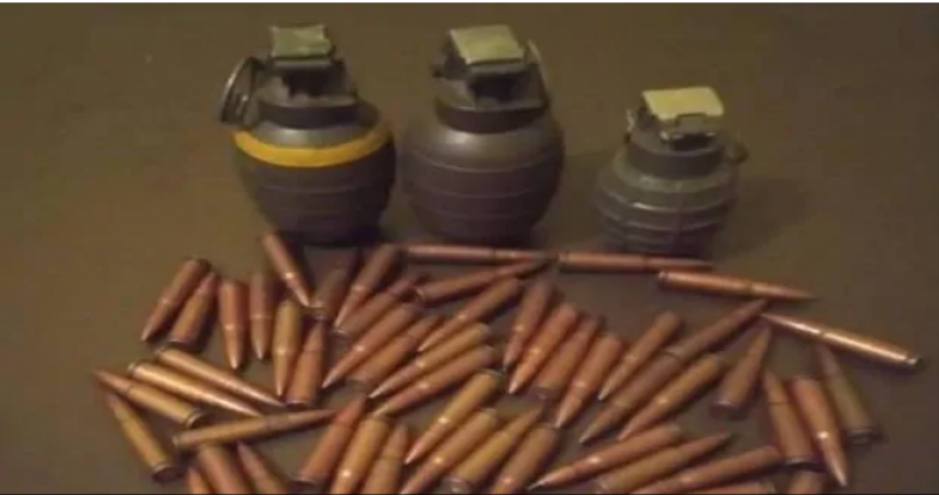 Jammu Kashmir Police recover 3 live grenades and 54 cartridges