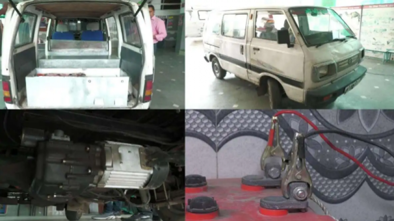 Indore's teacher did wonders, prepared an indigenous model of electric car in just 80 thousand