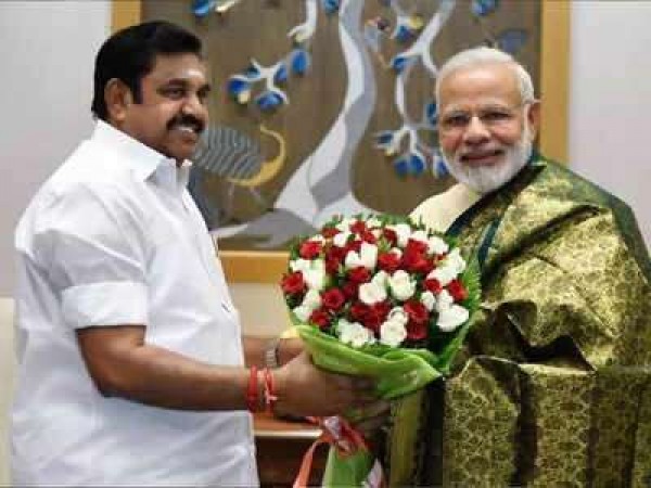 PM Modi congratulated extends wishes to Tamil Nadu CM Palaniswami on his brithday