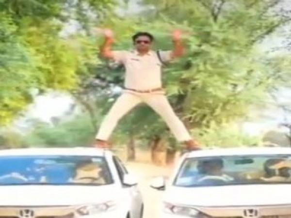 Policemen suffer huge fine for performing Singham stunt