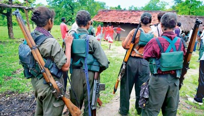 Strong encounter between Security forces and Naxalites