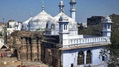 Another room found in Gyanvapi Mosque, the lock attached to the western wall is also open