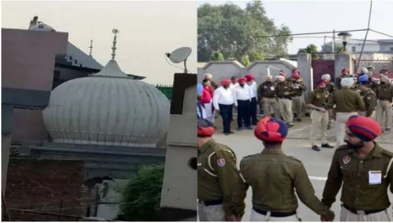 Guru's sarai was converted into a mosque.., Hindus and Sikhs protested in Punjab, now investigation will be done.