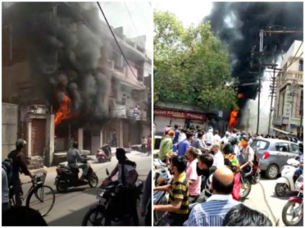 Severe accident in Gwalior, 7 died in a paint shop fire