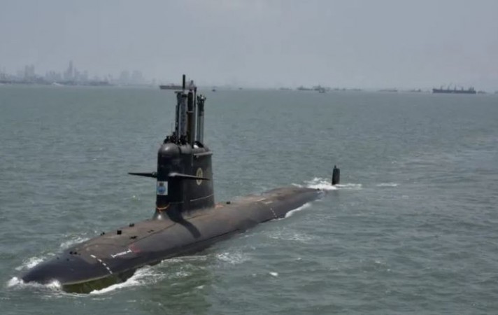 India launches sixth Scorpene submarine 'Waghshir' in Indian Ocean