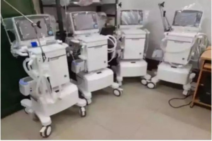 अस्पतालों में 'पीएम केयर्स फंड' के तहत उपलब्ध कराए गए वेंटिलेटर का नहीं हो रहा कोई भी इस्तेमाल