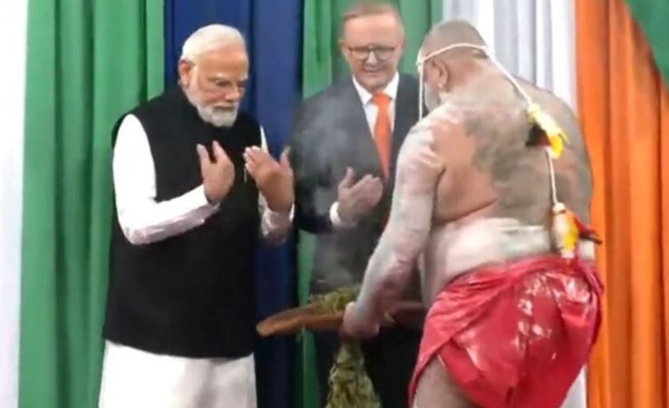 PM Modi's mega show in Sydney, Australia echoed with chants of 'Ganpati Bappa Morya' and 'Bharat Mata Ki Jai'