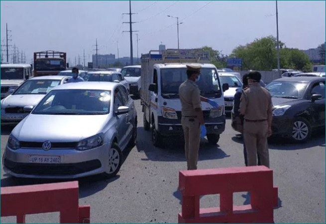 Corona cases rise, Delhi-Ghaziabad border sealed completely