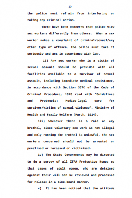 बड़ी खबर: सुप्रीम कोर्ट ने वैश्यावृत्ति को माना पेशा, कहा- सेक्स वर्कर्स को परेशान न करे पुलिस
