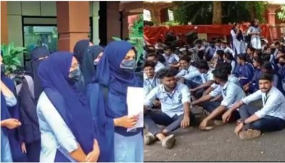 'Court's order' also ineffective in front of insistence of hijab, controversy started again in Karnataka
