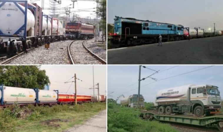 Railways create history during Corona period, express delivered 20,000 Metric Tonnes of oxygen