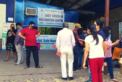 Country's first 24-hour corona vaccination centre started in Noida with drive-in facility