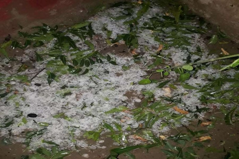 Severe weather conditions in Gwalior-Chambal region, hailstorm fell at many places