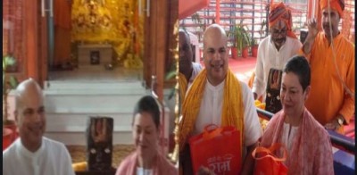 Stones of Ashok Vatika reached Ayodhya from Sri Lanka, received warm welcome