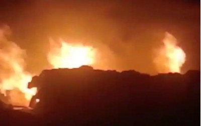 Gujarat: Massive fire in paper mill