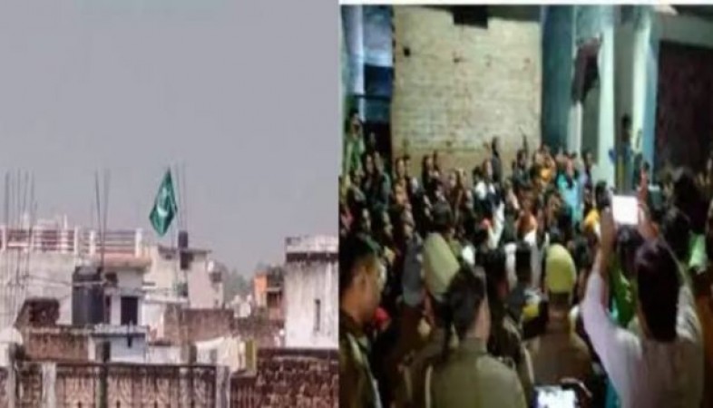 गोरखपुर: घर पर लगा था पाकिस्तानी झंडा..., हिरासत में पप्पू कुरैशी, राजद्रोह का केस दर्ज