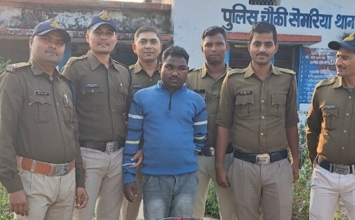 नशीली दवाइयों का तस्कर चढ़ा सेमरिया पुलिस के हत्थे