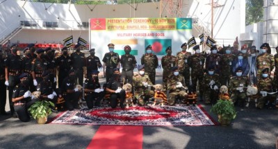 पड़ोसी देश को दिवाली गिफ्ट, भारत ने बांग्लादेश को तोहफे में दिए 10 डॉग्स और 20 सैन्य घोड़े