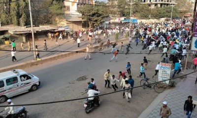 Violence in Maharashtra, police also attacked