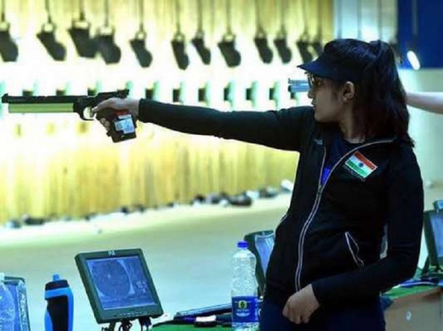 14-year-old Isha Singh created history, won three gold medals in shooting