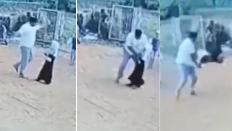 Video: 9 साल की बच्ची को उठाकर अबूबकर सिद्दीकी ने फेंका, मामला जानकर पुलिस हैरान