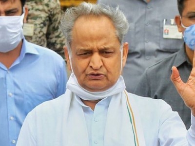 Gehlot government writes letter to Center over red stones used in Ayodhya Ram Temple