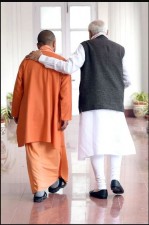 एक नया भारत बनाने के लिए साथ निकले CM योगी-PM मोदी