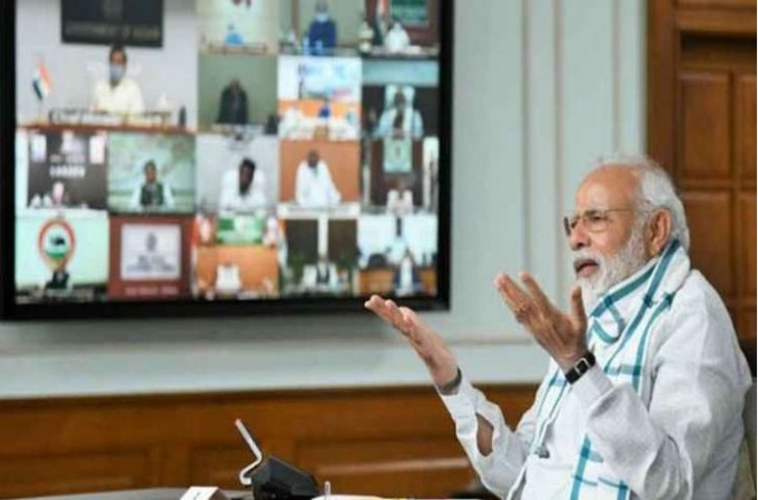 PM Modi in meeting with Chief Ministers says, 'Some people doing politics on corona vaccine'