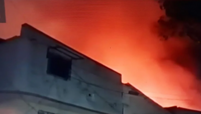 Fire broke out in a warehouse in Ultadanga area of ​​Kolkata, many godowns were gutted