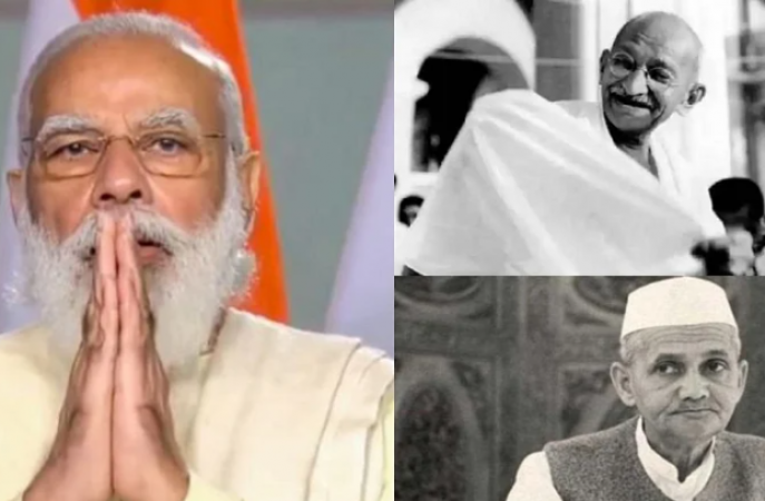 President and PM paid tributes to Mahatma Gandhi-Lal Bahadur Shastri