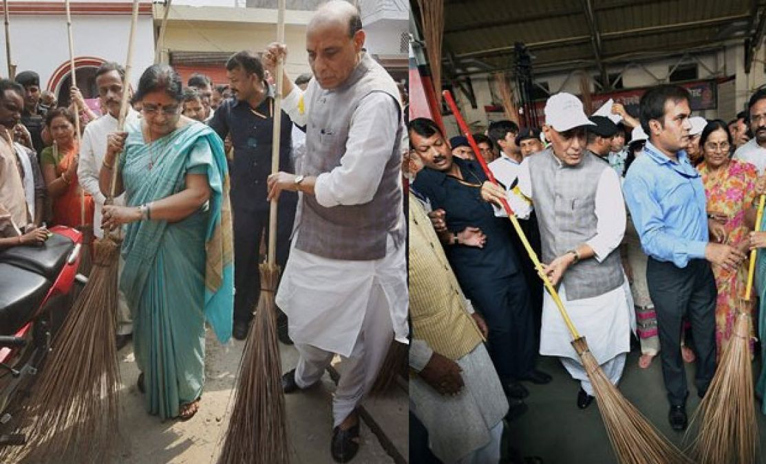 स्वस्छ भारत अभियान 2019 : देशभर में विभिन्न जगहों पर चलाया जा रहा है अभियान, रक्षा मंत्री भी हुए शामिल