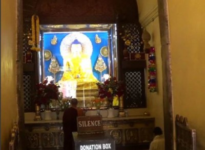 The doors of Mahabodhi temple opened after lockdown
